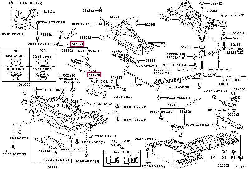 5140830060 Toyota Engine protection