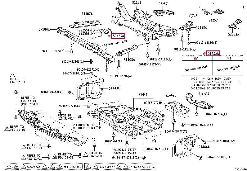 5140847020 Toyota Engine protection