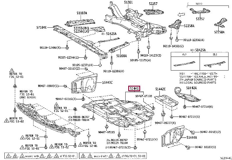Buy Toyota 51410-12105 at a low price in United Arab Emirates!