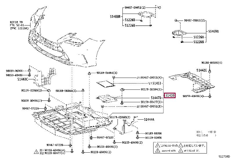 5141024020 Toyota Engine protection
