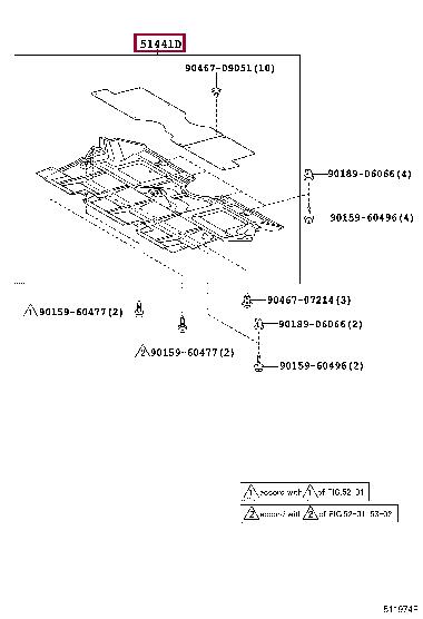5141030120 Toyota Engine protection