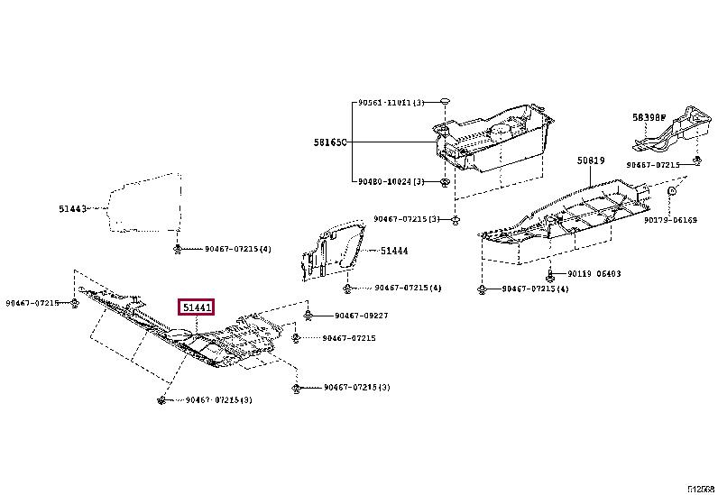 5141042100 Toyota Engine protection