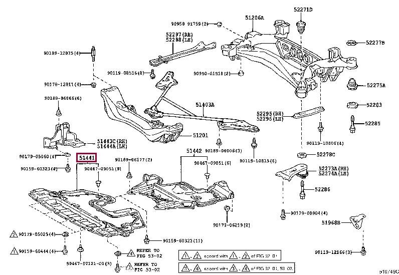 5141053012 Toyota Engine protection