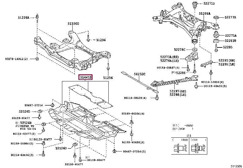 5141053130 Toyota Engine protection
