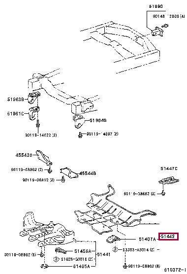 5142060010 Toyota Engine protection