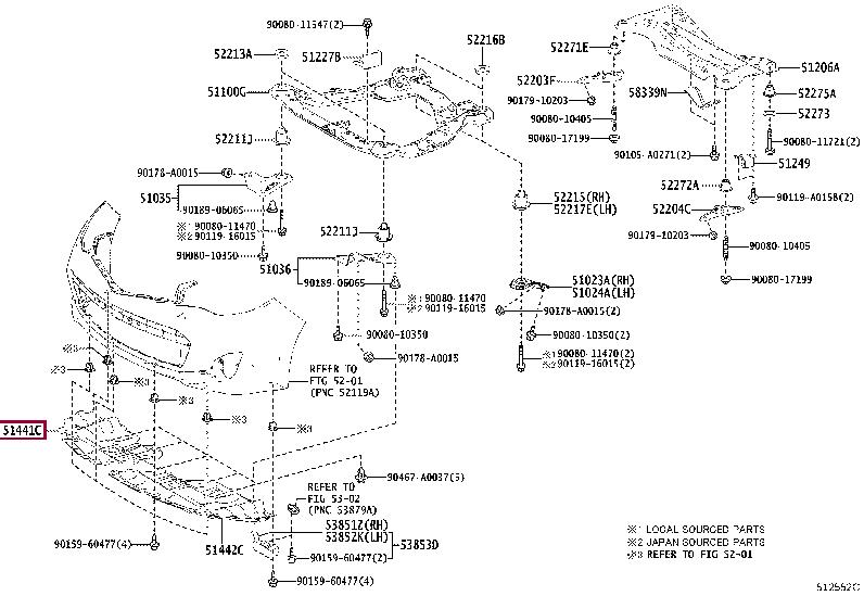Buy Toyota 51441-07030 at a low price in United Arab Emirates!