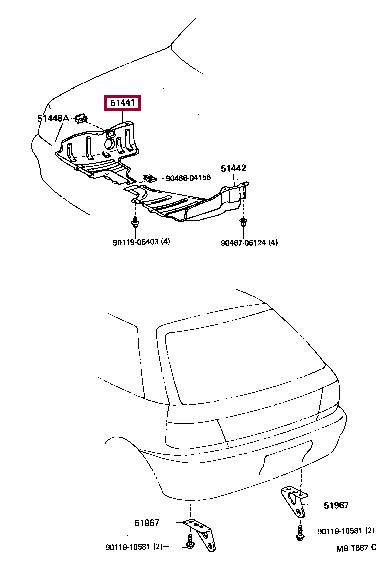 5144110131 Toyota Engine protection