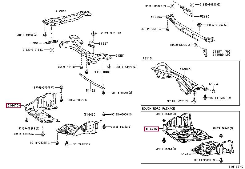 5144112160 Toyota Engine protection