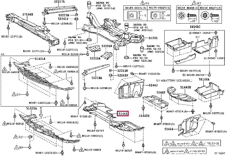 5144112230 Toyota Engine protection