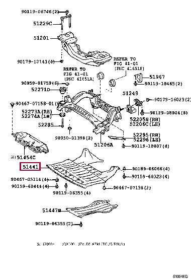 5144122300 Toyota Engine protection