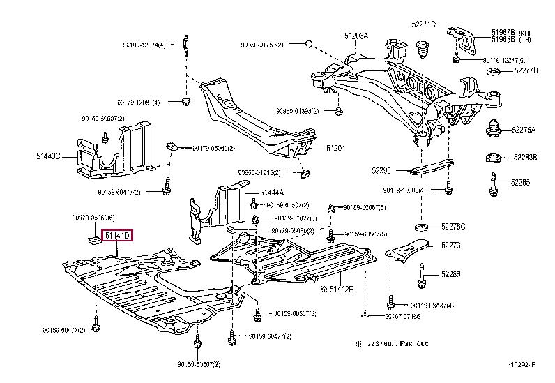 5144130250 Toyota Engine protection