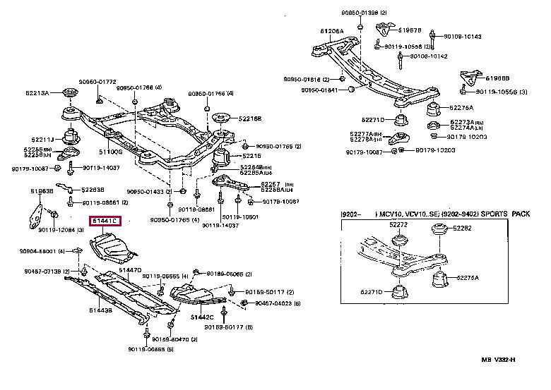 5144133010 Toyota Engine protection
