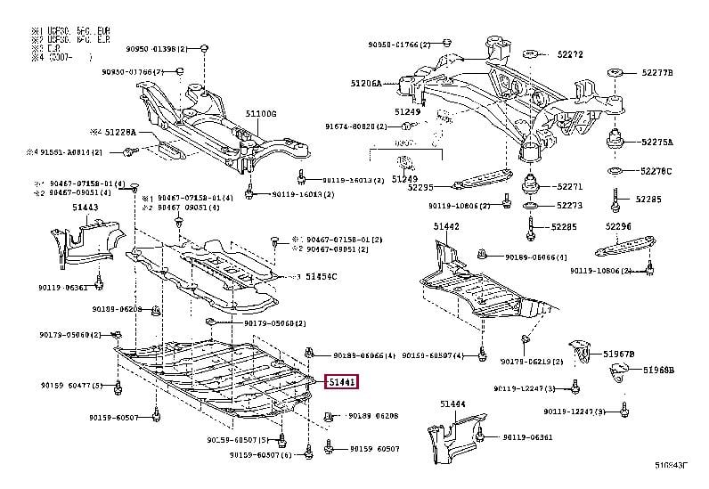 5144150090 Toyota Engine protection