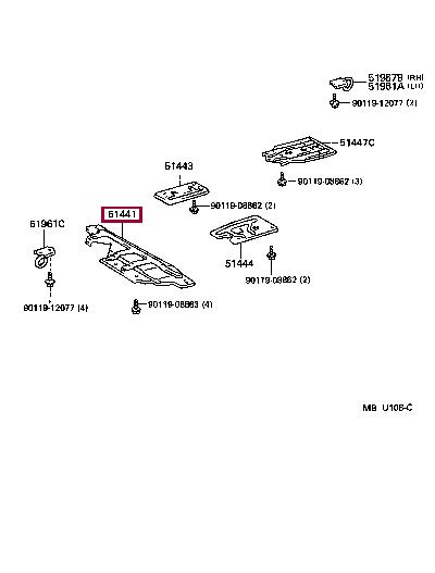 5144160190 Toyota Engine protection