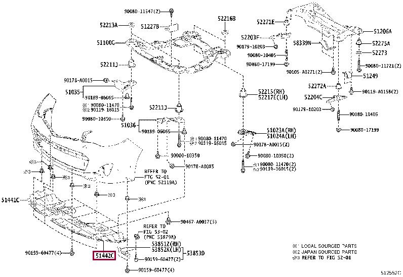 Buy Toyota 51442-07030 at a low price in United Arab Emirates!