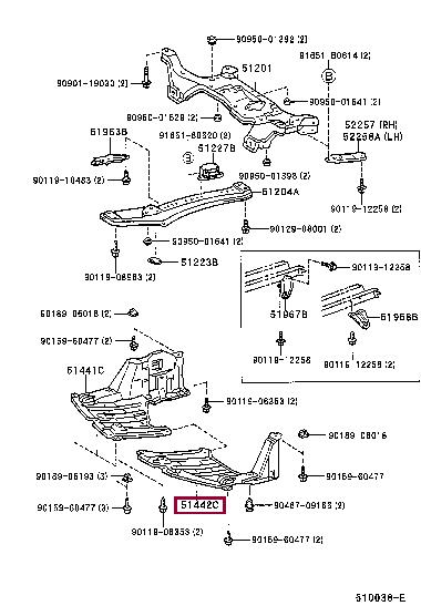 5144220450 Toyota Engine protection