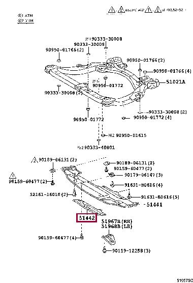 5144228100 Toyota Engine protection