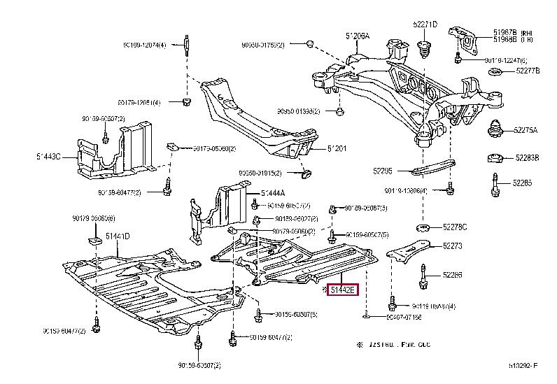 5144230091 Toyota Engine protection