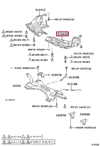 5144252030 Toyota Engine protection