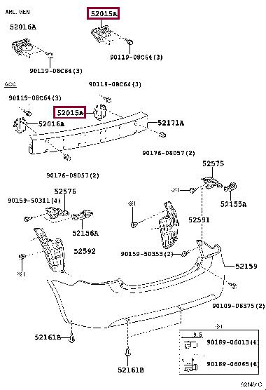 5201552050 Toyota Auto part