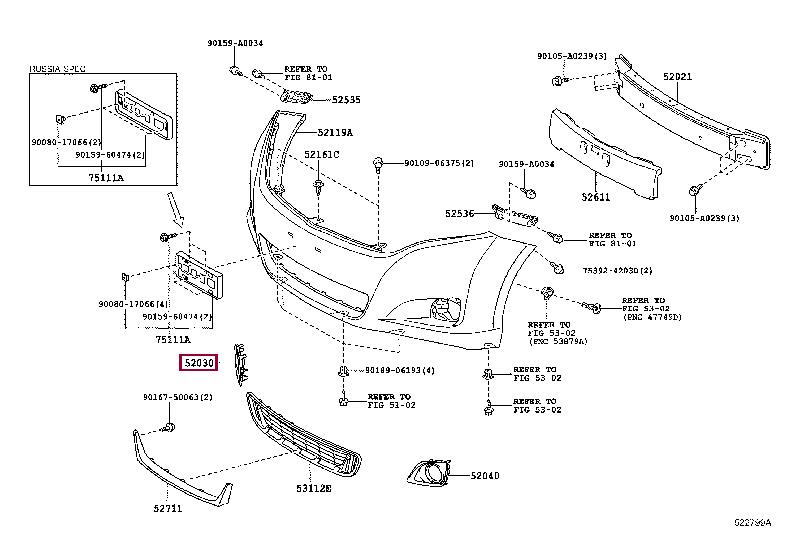 Buy Toyota 52030-0T010 at a low price in United Arab Emirates!