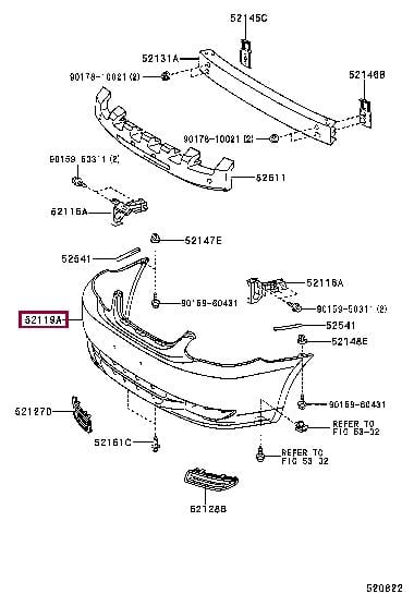 Buy Toyota 52119-02916 at a low price in United Arab Emirates!