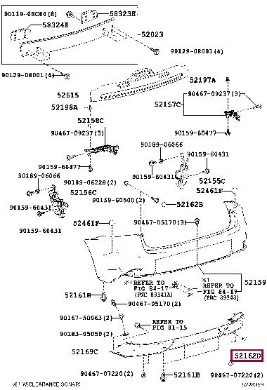 5216153060 Toyota Plug towing hook