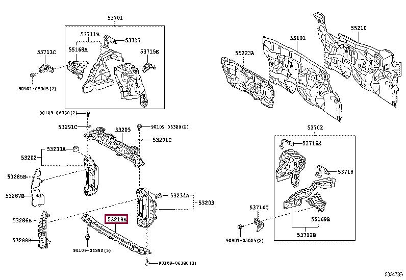 Buy Toyota 53028-52070 at a low price in United Arab Emirates!