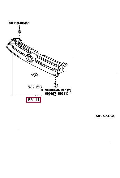 Buy Toyota 5311106010 at a low price in United Arab Emirates!