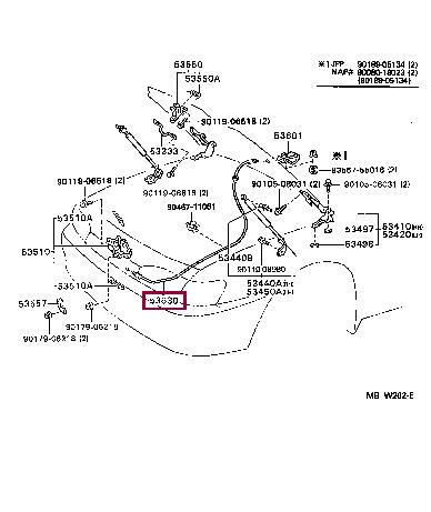 5363033010 Toyota Auto part