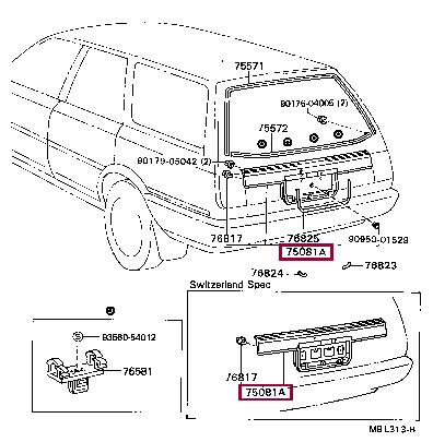 7508132110 Toyota Panel