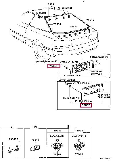 7508220140 Toyota Panel