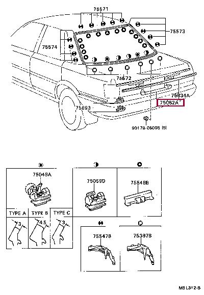 7508232090 Toyota Panel