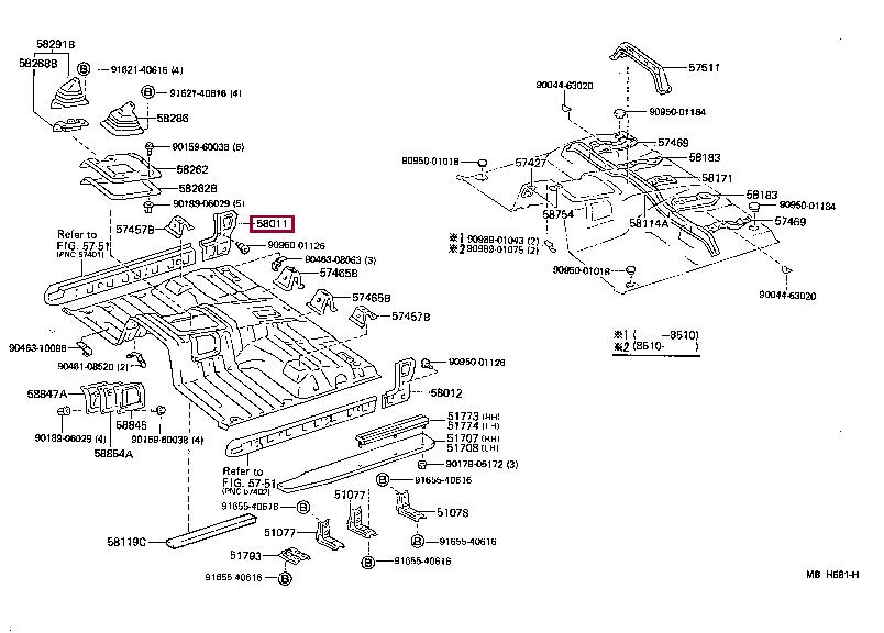 5801190K01 Toyota Panel
