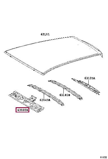6310274900 Toyota Panel