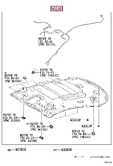 6331024110C0 Toyota Roof lining