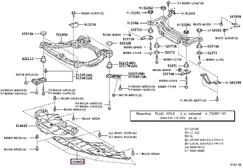 Buy Toyota 51442-06050 at a low price in United Arab Emirates!