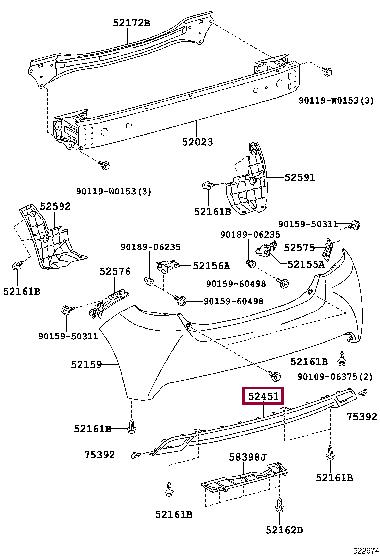Buy Toyota 52453-0D050 at a low price in United Arab Emirates!