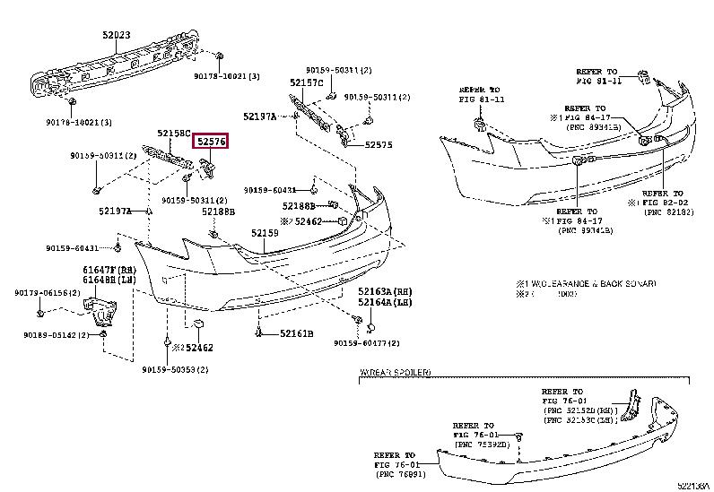 5257606050 Toyota Bracket bumper