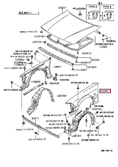 538122B320 Toyota Wing