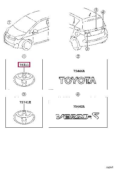 Buy Toyota 7530112400 – good price at EXIST.AE!