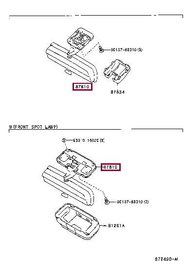 8781089141B0 Toyota Auto part