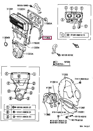 1132516011 Toyota Auto part