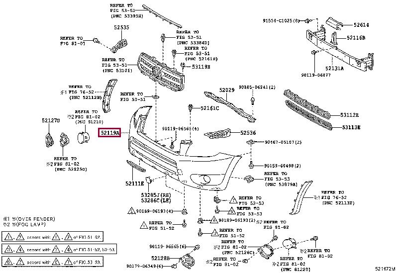 Buy Toyota 52119-42955 at a low price in United Arab Emirates!