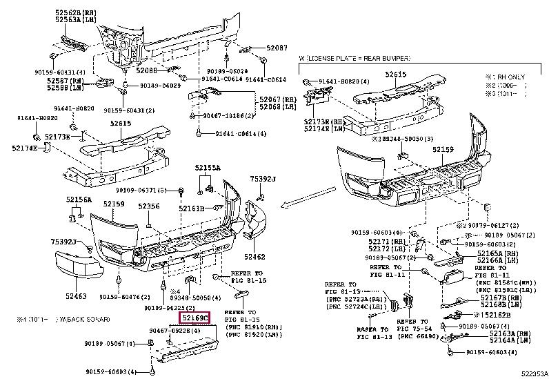 Buy Toyota 52169-35040 at a low price in United Arab Emirates!