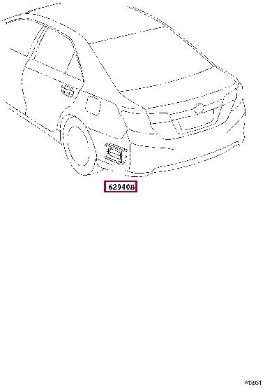 6290406010 Toyota Car interior ventilation grill