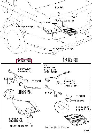 Buy Toyota 81560-AC090 at a low price in United Arab Emirates!