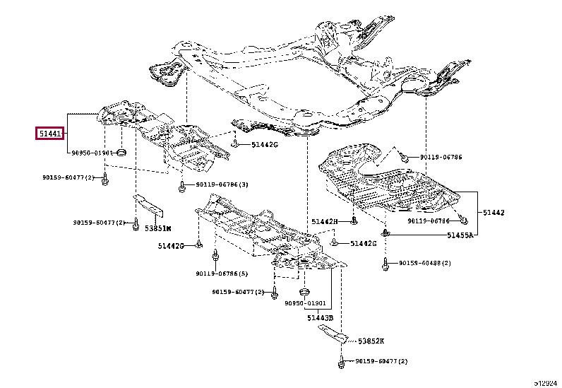 5144148100 Toyota Engine protection