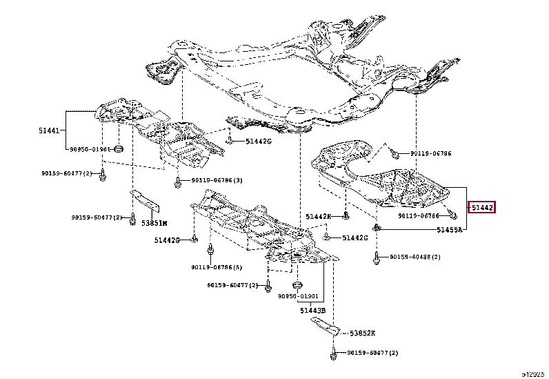 5144248060 Toyota Engine protection