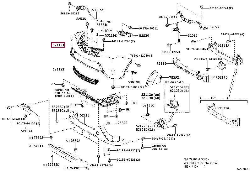 Buy Toyota 52119-4A908 at a low price in United Arab Emirates!